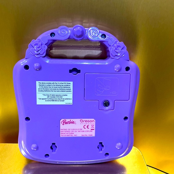 BARBIE THE DIAMOND CASTLE LEARNING LAPTOP, NUMBERS LETTERS, SHAPES, COLORS WORKS - Picture 15 of 16